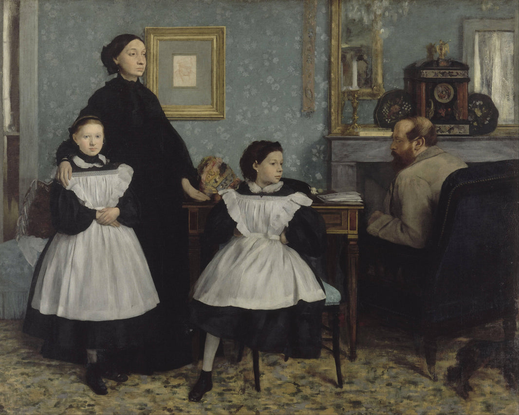 The Bellelli Family by Edgar Degas — hand-painted portrait oil painting reproduction on canvas