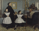 The Bellelli Family by Edgar Degas — group oil painting wall art, Realism