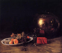 The Big Brass Bowl by William Merritt Chase — hand-painted photography oil painting reproduction on canvas