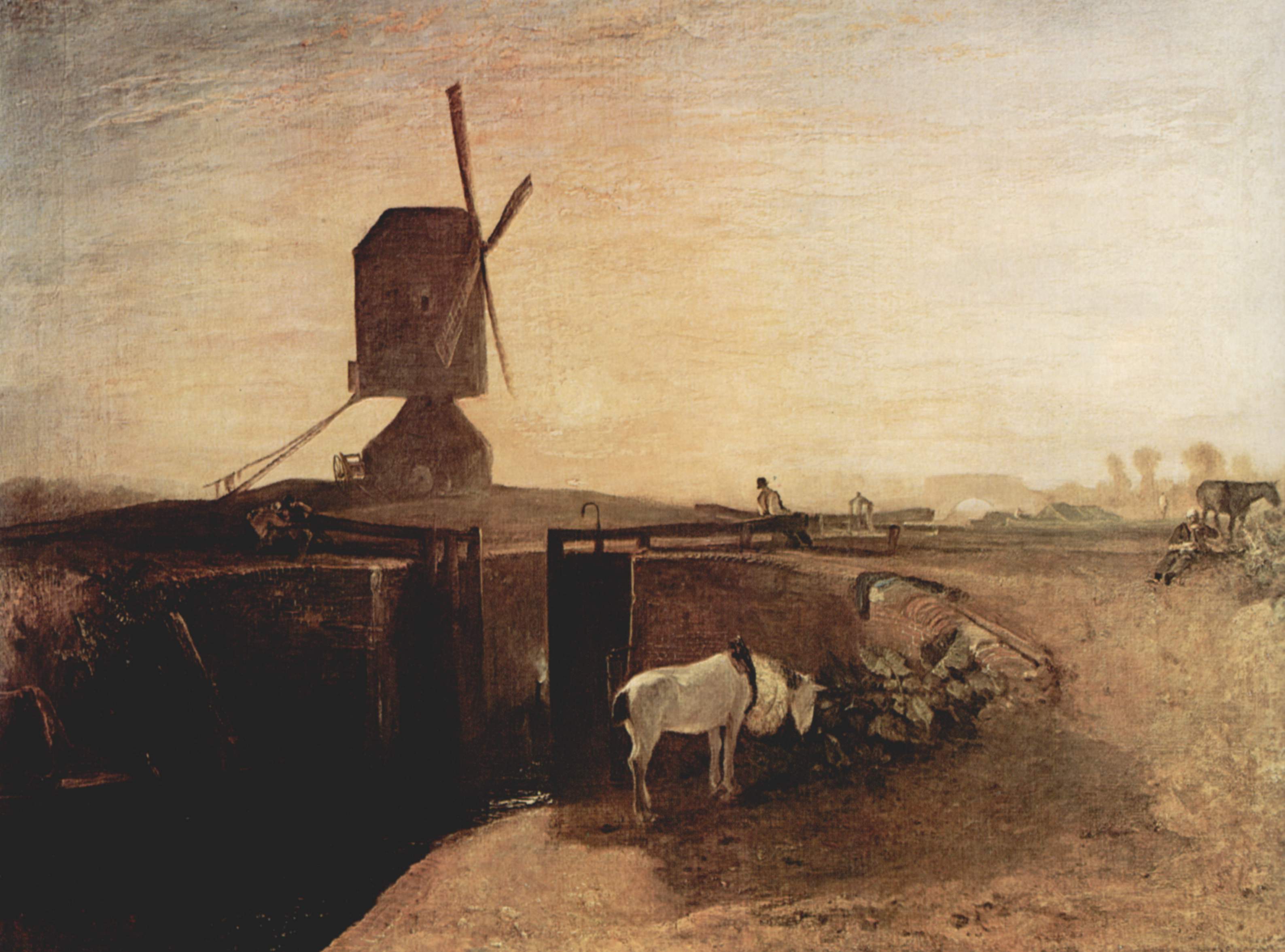 The big connection channel at Southall Mill - J.M.W. Turner