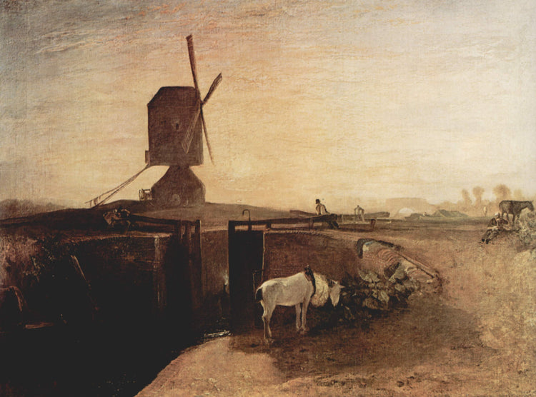 The big connection channel at Southall Mill - J.M.W. Turner