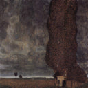 The Big Poplar II by Gustav Klimt — flower oil painting wall art, Symbolism