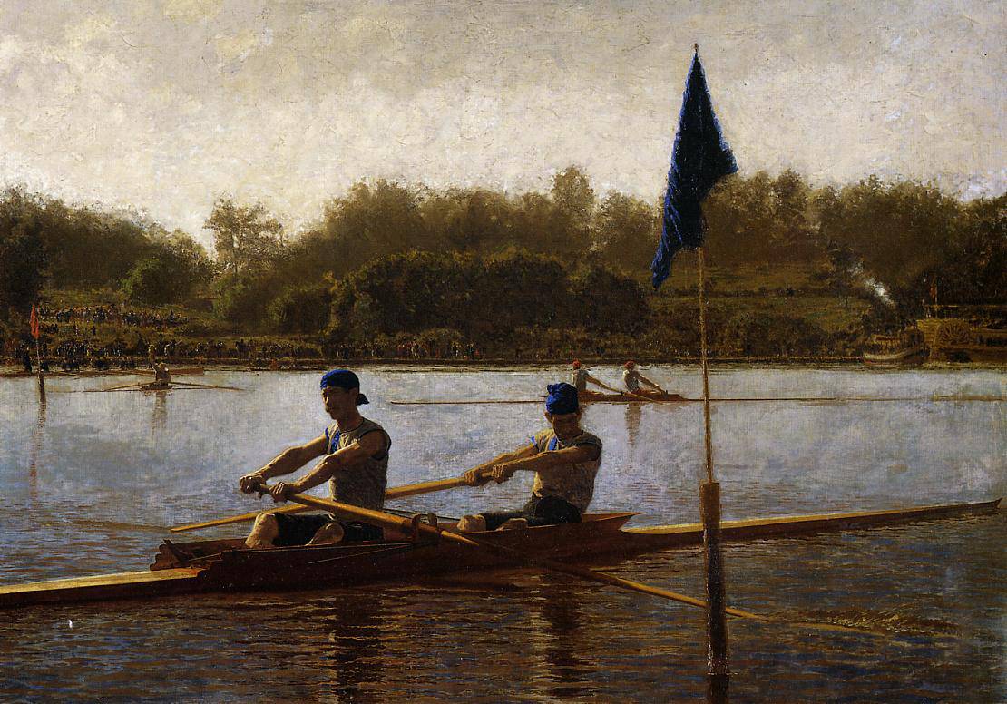 The Biglin Brothers Turning the Stake Boat - Thomas Eakins