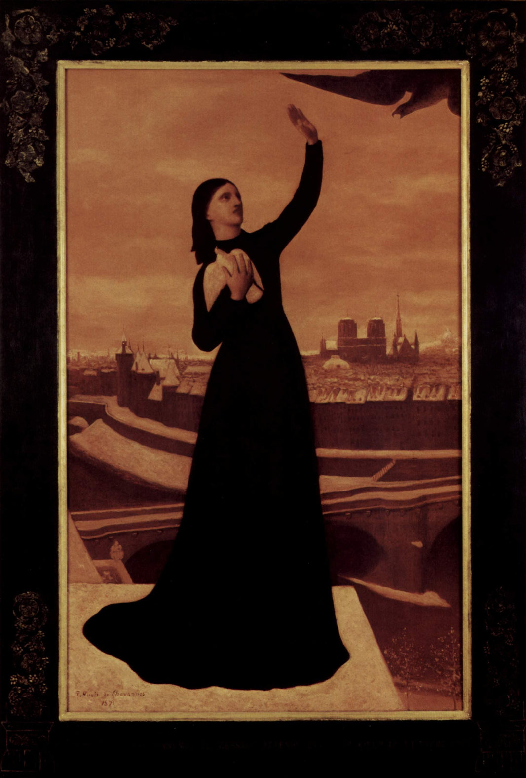 The Birds by Pierre Puvis de Chavannes — hand-painted animal oil painting reproduction on canvas