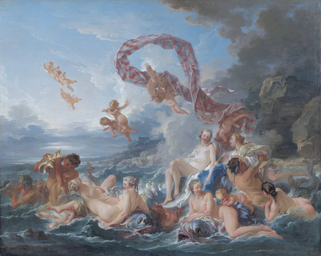 The Birth and Triumph of Venus by Francois Boucher — hand-painted cultural oil painting reproduction on canvas