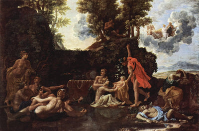 The birth of Bacchus in kitchen