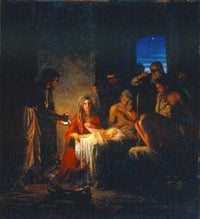 The Birth of Christ by Carl Bloch — hand-painted cultural oil painting reproduction on canvas