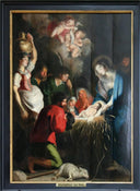 The Birth of Jesus by Cornelis de Vos — religion oil painting wall art, Baroque