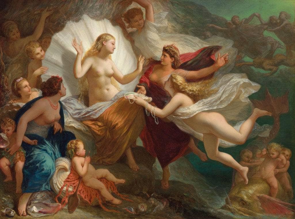 The Birth of Venus by Henri-Pierre Picou — hand-painted cultural oil painting reproduction on canvas