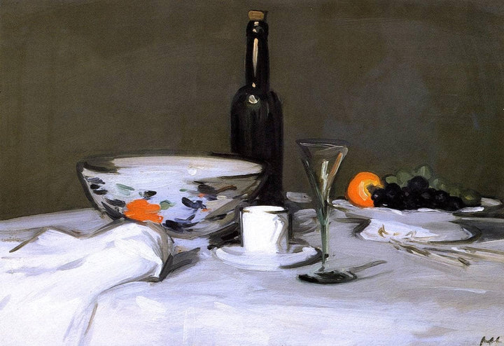 The Black Bottle by Samuel Peploe — hand-painted photography oil painting reproduction on canvas