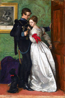The Black Brunswicker by John Everett Millais — hand-painted portrait oil painting reproduction on canvas