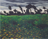 The blossoming field by Felix Vallotton — hand-painted botanical oil painting reproduction on canvas