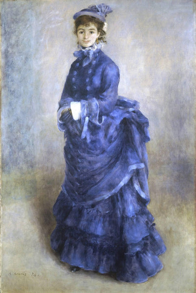 The Blue Lady in living room