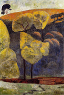 The Blue Valley by Paul Serusier — hand-painted abstract oil painting reproduction on canvas