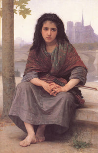 The Bohemian by William-Adolphe Bouguereau — hand-painted portrait oil painting reproduction on canvas