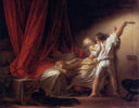 The Bolt by Jean-Honore Fragonard — female oil painting wall art, Rococo