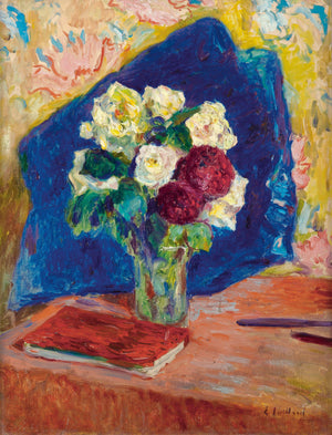 The Bouquet And The Book - Edouard Vuillard