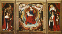The Bourbon Altarpiece (The Moulins Triptych) by Jean Hey — hand-painted cultural oil painting reproduction on canvas