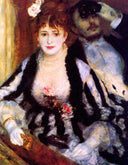 The Box by Pierre-Auguste Renoir — hand-painted portrait oil painting reproduction on canvas