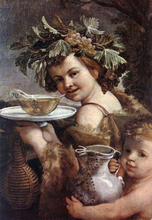 The Boy Bacchus by Guido Reni — hand-painted cultural oil painting reproduction on canvas