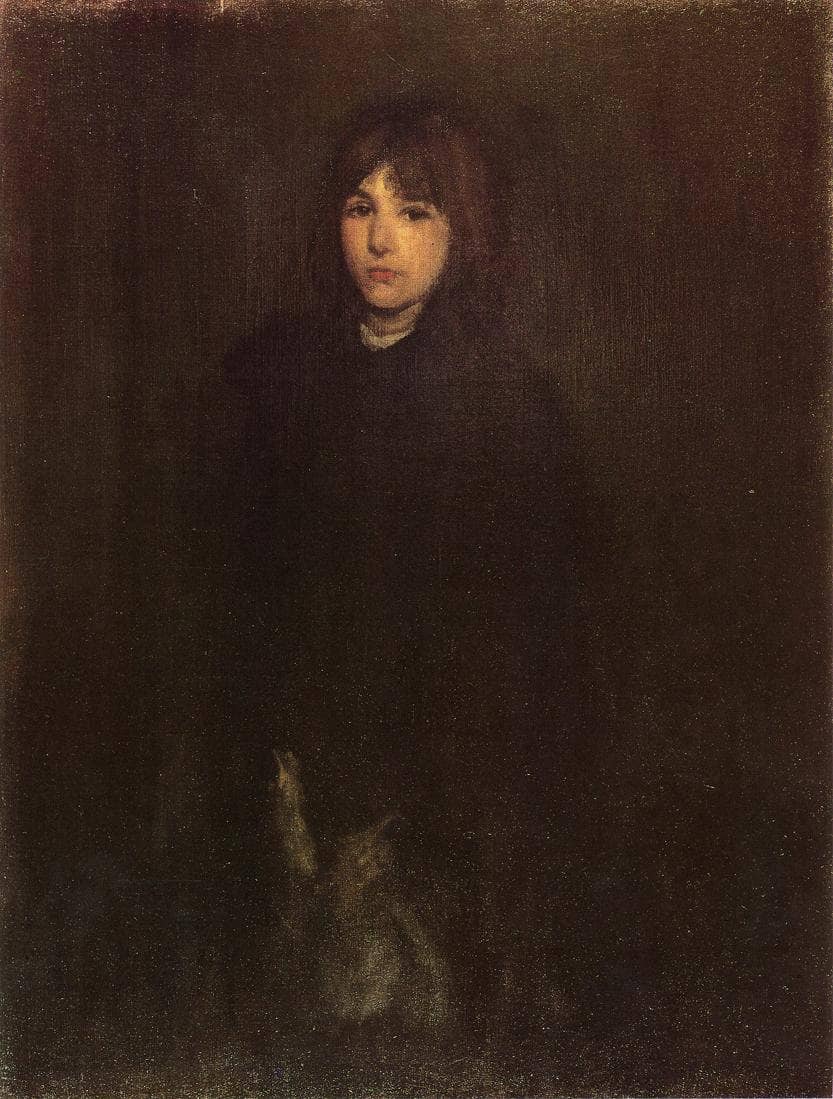 The Boy in a Cloak by James McNeill Whistler — hand-painted portrait oil painting reproduction on canvas