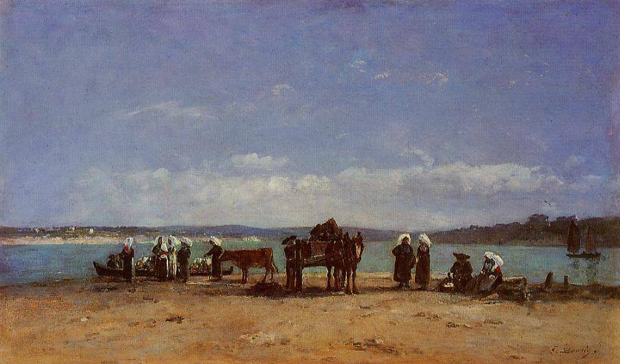 The Breton Fishermen's Wives - Eugene Boudin