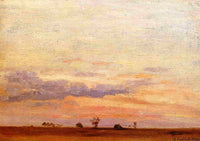 The Briard Plain by Gustave Caillebotte — hand-painted landscape oil painting reproduction on canvas