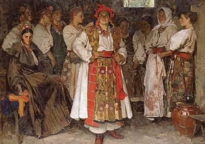 The bride by Fedir Krychevsky — oil painting reproduction