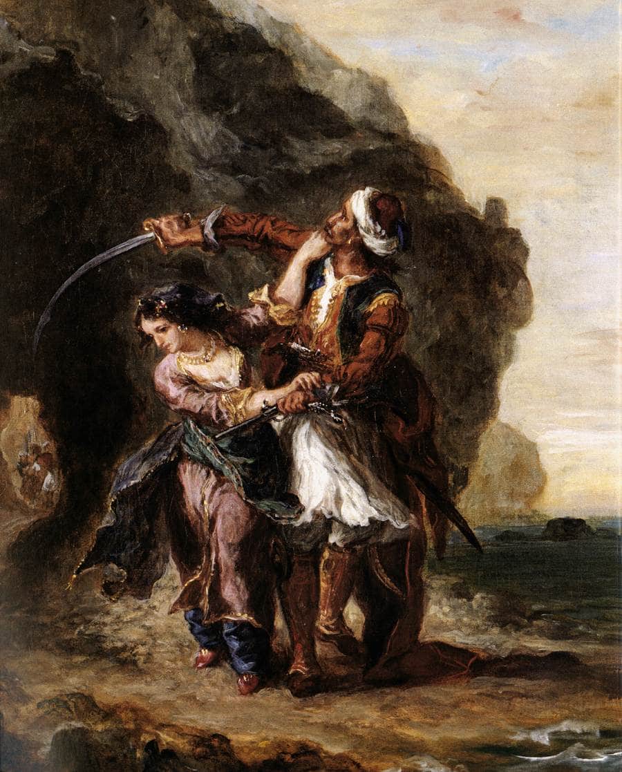 The Bride of Abydos - Eugene Delacroix