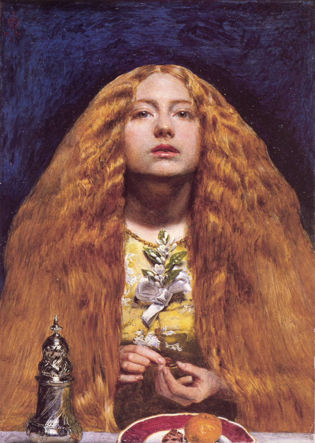The Bridesmaid by John Everett Millais — hand-painted portrait oil painting reproduction on canvas