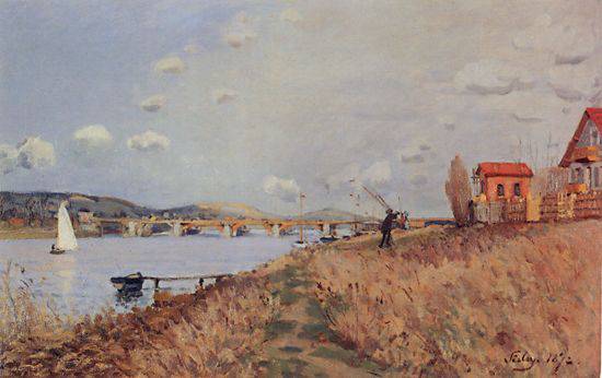 The Bridge at Argenteuil - Alfred Sisley