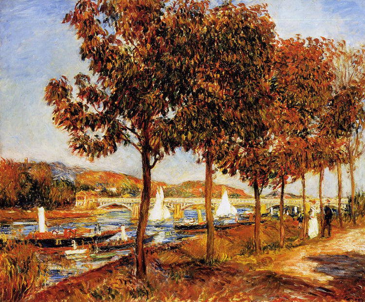 The Bridge at Argenteuil in Autumn - Pierre-Auguste Renoir