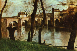 The Bridge at Mantes - Camille Corot