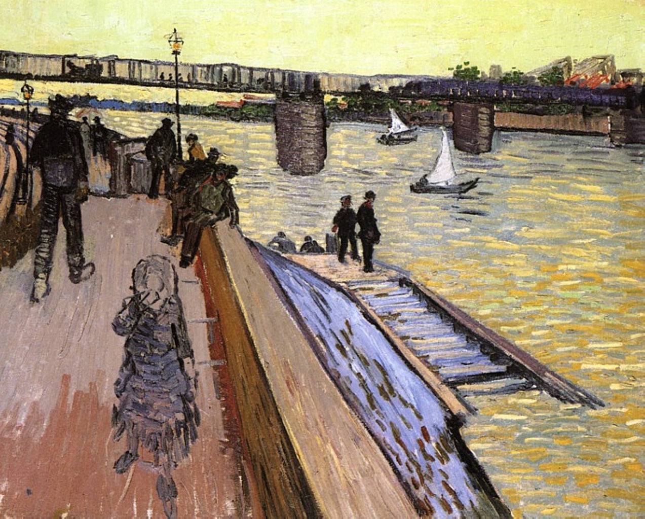 The Bridge at Trinquetaille - Vincent van Gogh