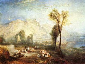 The Bright Stone of Honour (Ehrenbreitstein) and the Tomb of Marceau, from Byron's 'Childe Harold' - J.M.W. Turner