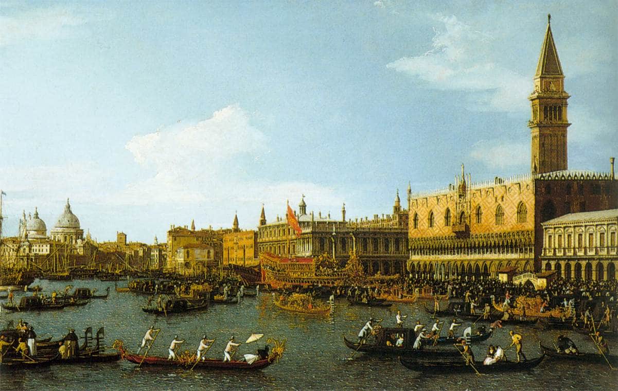 The Bucintoro, Venice - Canaletto