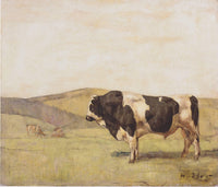 The bull by Ferdinand Hodler — hand-painted animal oil painting reproduction on canvas
