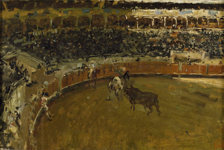 The bullfight by Marià Fortuny — hand-painted landscape oil painting reproduction on canvas