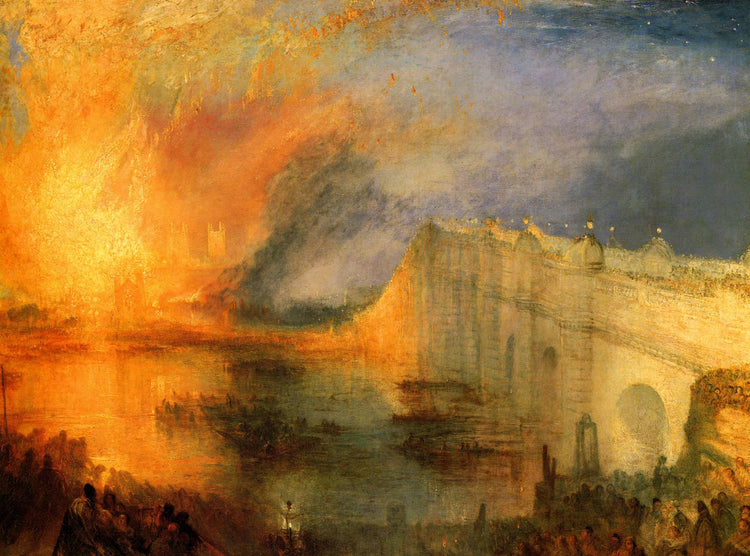 The Burning of the Houses of Parliament - J.M.W. Turner