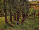 The cabbage of Pontoise by Camille Pissarro — vintage oil painting wall art, Impressionism