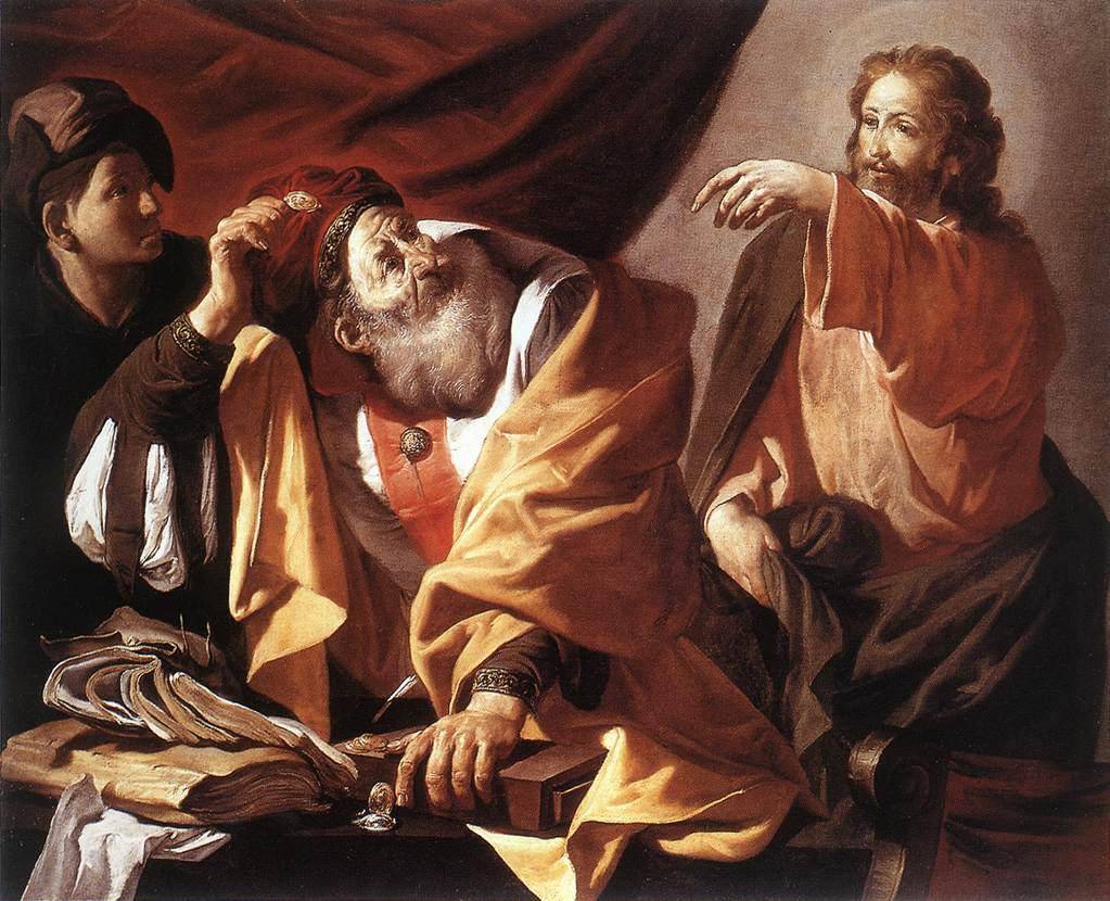 The Calling of St. Matthew - Hendrick Terbrugghen