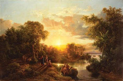 The Calling of the Apostles by Károly Markó the Elder — oil painting reproduction