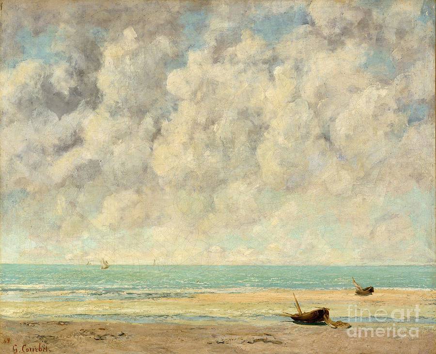 The Calm Sea - Gustave Courbet