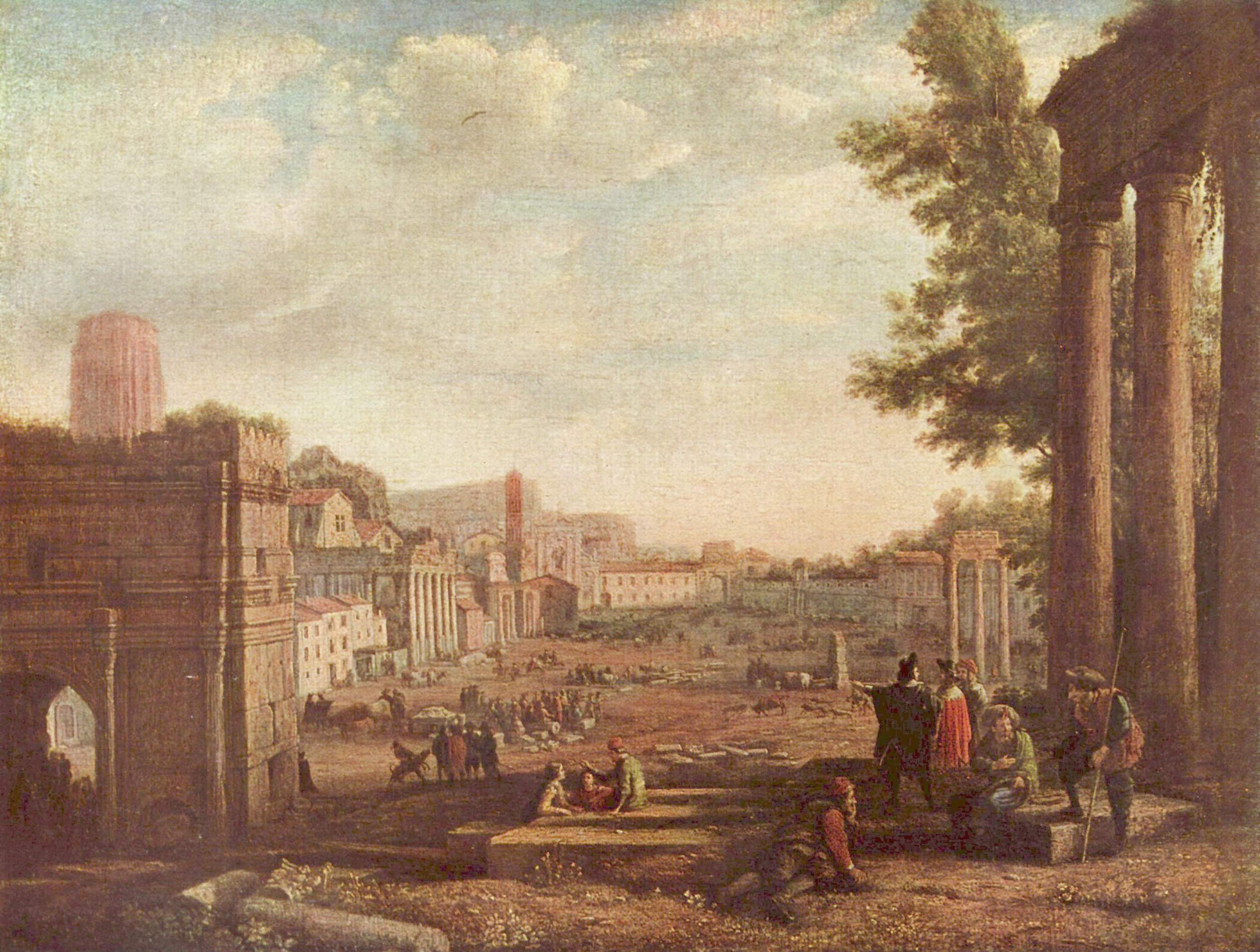 The Campo Vaccino, Rome - Claude Lorrain