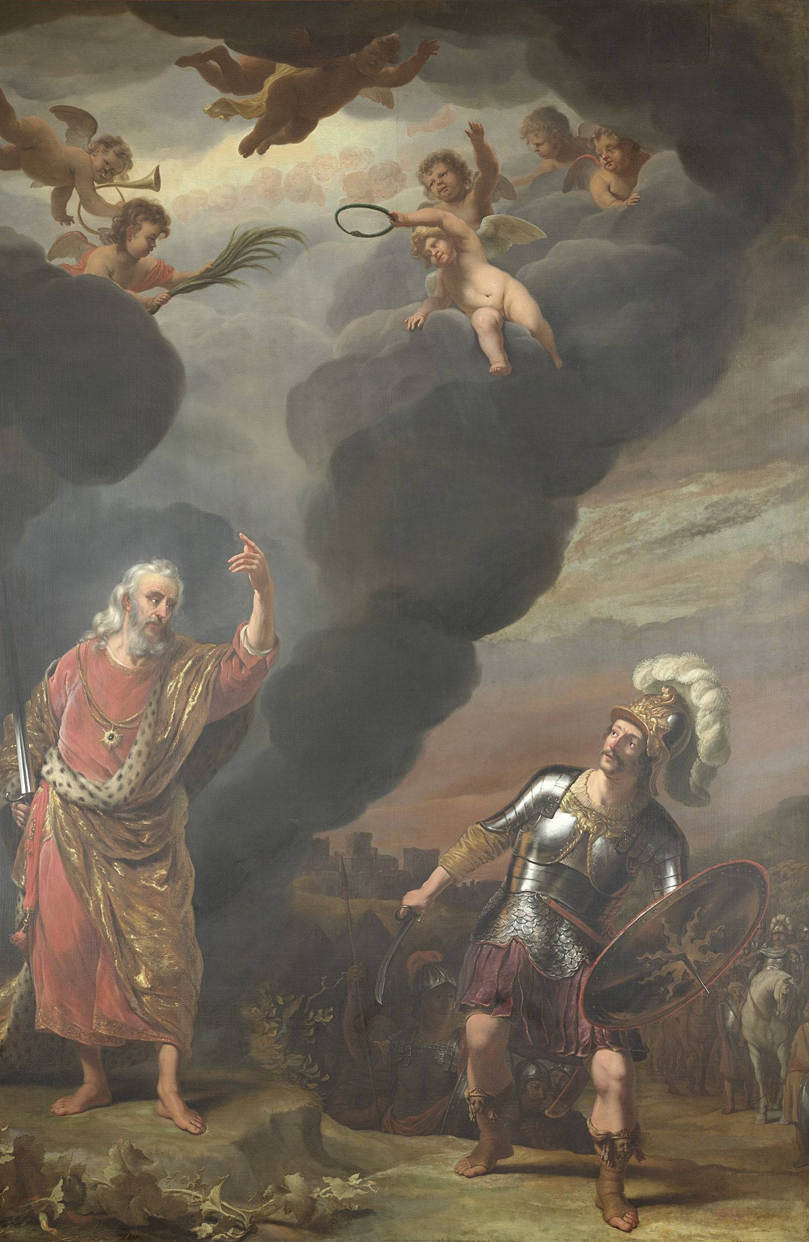 The Captain of God's Army Appearing to Joshua - Ferdinand Bol