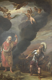 The Captain of God's Army Appearing to Joshua by Ferdinand Bol — hand-painted cultural oil painting reproduction on canvas