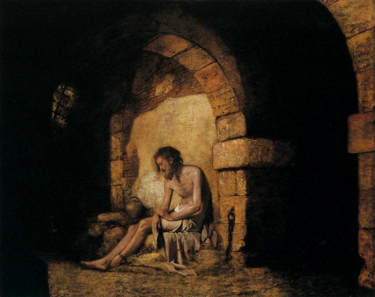 The Captive, from Sterne - Joseph Wright