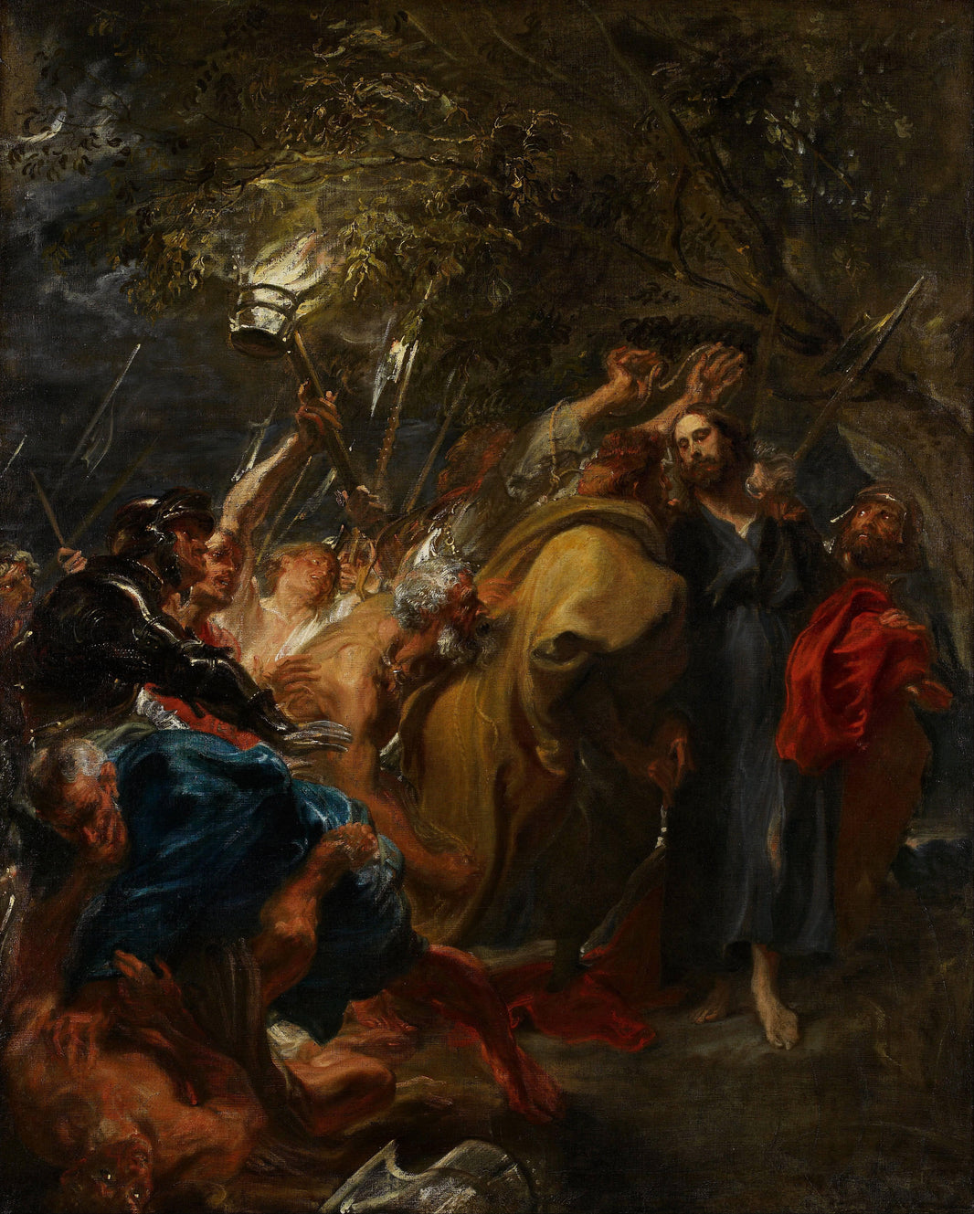 The Capture of Christ by Anthony van Dyck — hand-painted cultural oil painting reproduction on canvas