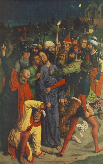 The Capture of Christ in hallway