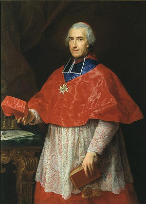 Portrait of Cardinal Jean-françois Joseph De Rochechouart - Pompeo Batoni